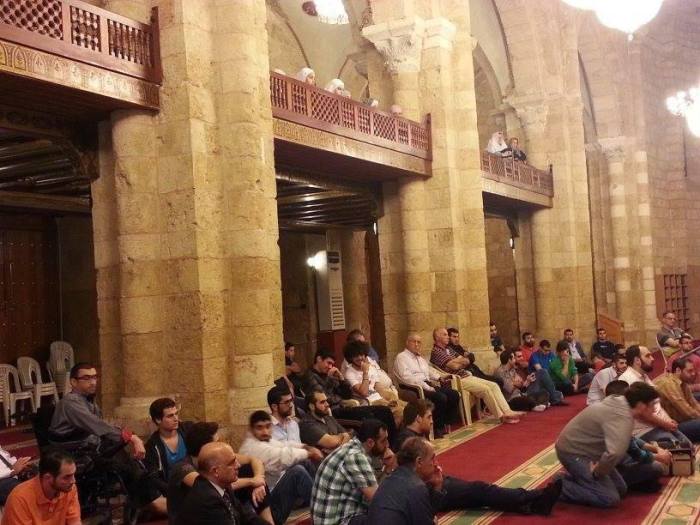 The Omari Mosque in Beirut, where I presented the topic 'The Purpose Life' 