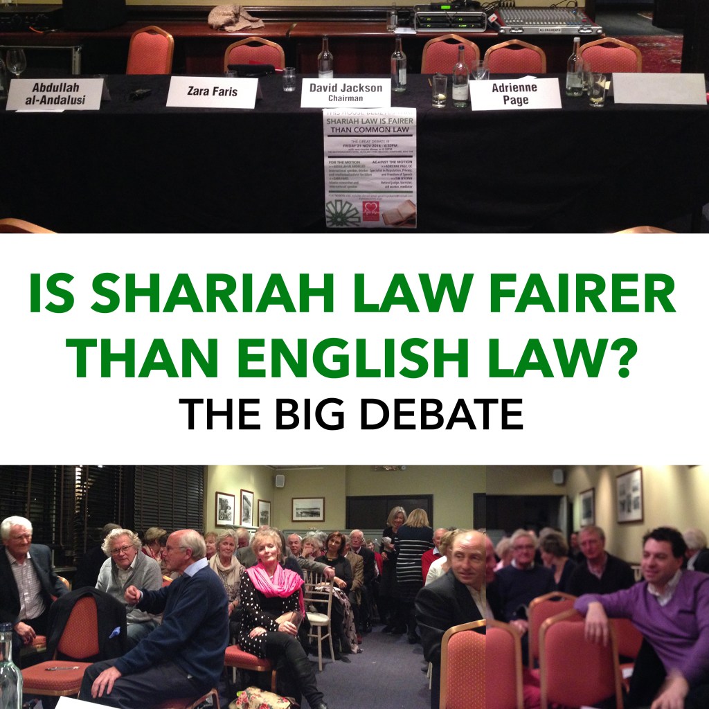 UK BIG DEBATE: Is SHARIA LAW FAIRER than ENGLISH&nbsp;LAW?