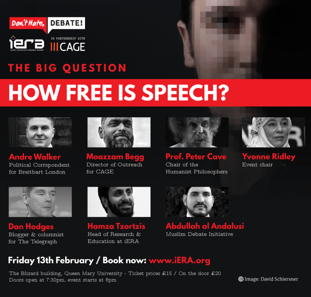 Debate: The Big Question ‘How Free is Speech?’ (13th Feb&nbsp;2015)