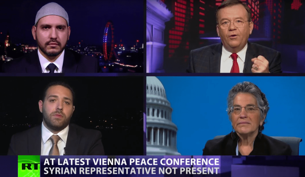 My TV debate on Syria, Assad and the U.S. objectives behind intervention on Russia Today’s ‘Crosstalk’ Program [11th November&nbsp;2015]