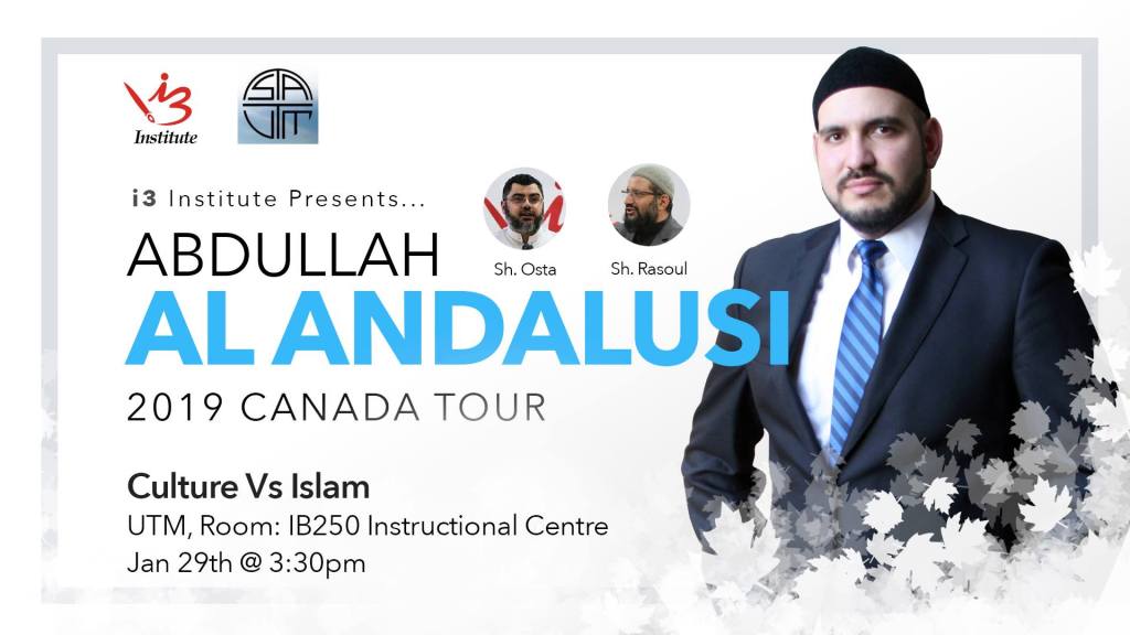 Event: Culture vs Islam (University of Toronto, 29th Jan&nbsp;2019)
