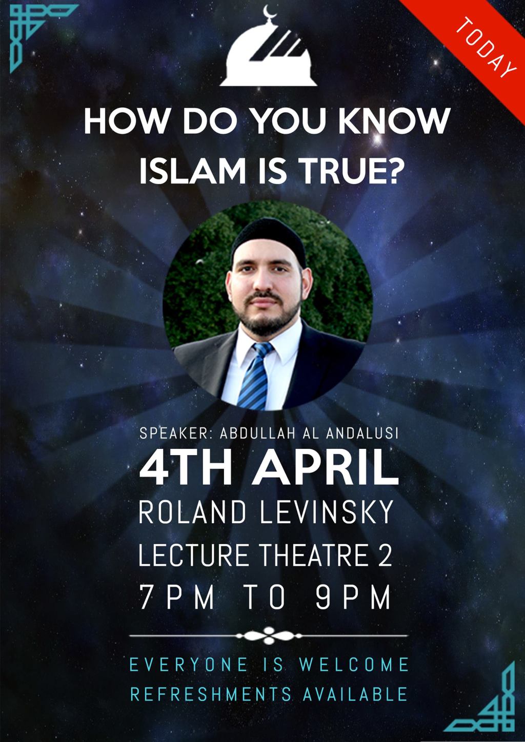 Upcoming Event: ‘How do we know Islam is True?’ 4th April 2019, Plymouth University,&nbsp;UK